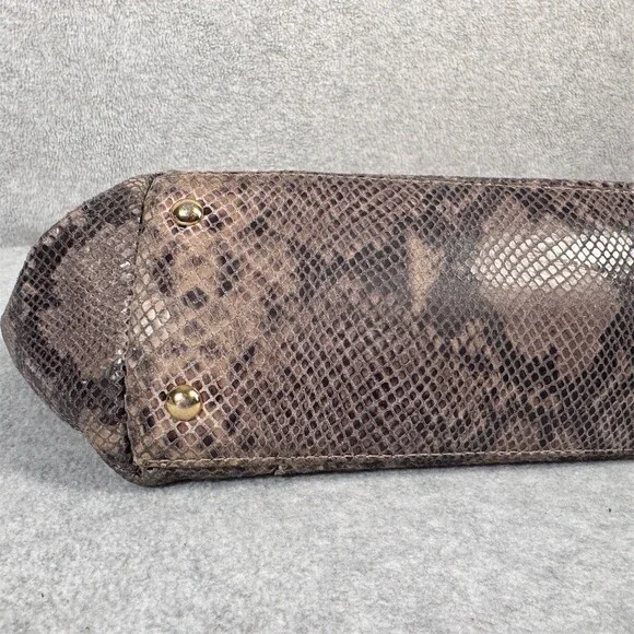 Michael Kors Jet Set Python Embossed LeatherTote Shoulder Bag - Picture 11 of 15